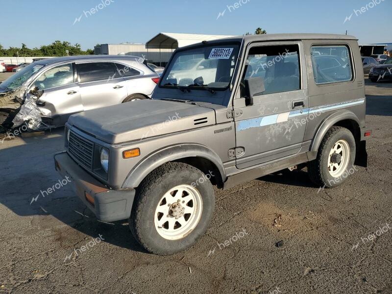 SUZUKI SAMURAI 1987 gray  gas JS4JC51V8H4133724 photo #1