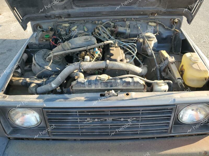 SUZUKI SAMURAI 1987 gray  gas JS4JC51V8H4133724 photo #4