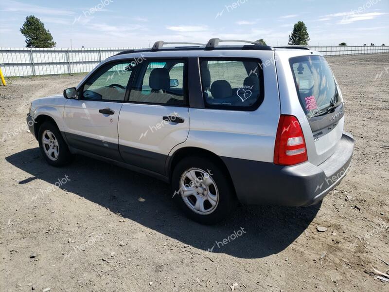 SUBARU FORESTER 2 2005 silver  gas JF1SG63635H748828 photo #3