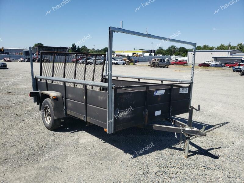 PACE TRAILER 2008 black   4P2FB10148U086648 photo #1