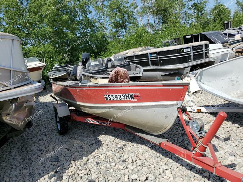 LUND BOAT W/TRL 1984 red   LUNF3084M84B photo #1