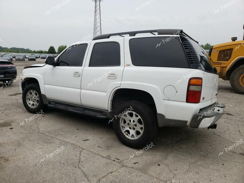 CHEVROLET TAHOE K150 2002 white  flexible fuel 1GNEK13Z72R174282 photo #3