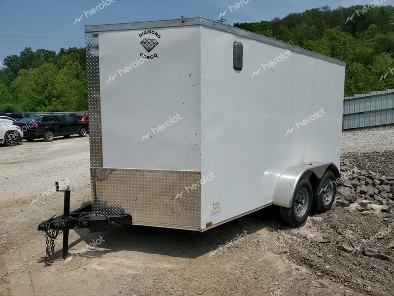 DIAM CAR HAULER 2022 white   53NBE1223N1099191 photo #3