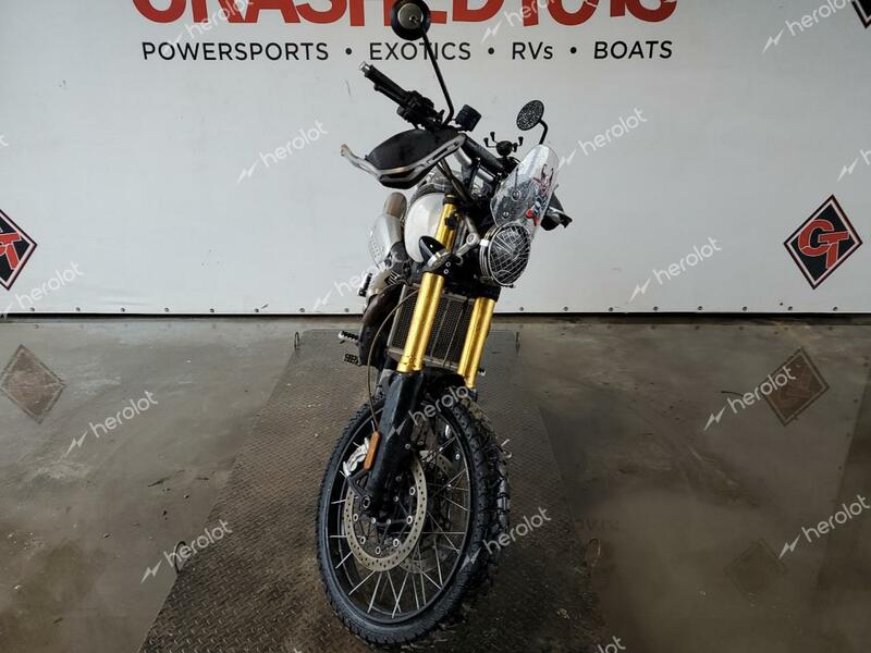 TRIUMPH MOTORCYCLE SCRAMBLER 2019 white  gas SMTD51HG4KT936801 photo #4