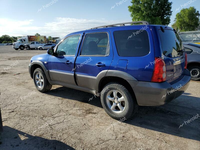 MAZDA TRIBUTE S 2005 blue  gas 4F2CZ06105KM31372 photo #3