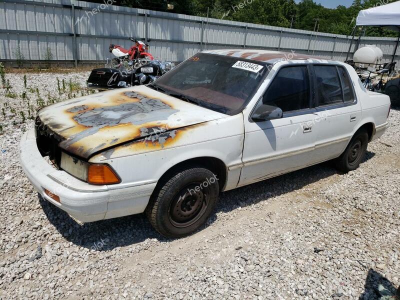 DODGE SPIRIT 1993 white  gas 1B3XA46K7PF640856 photo #1