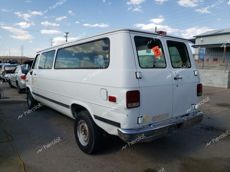 CHEVROLET G30 G30 1995 white  gas 1GAGG39K2SF195284 photo #3