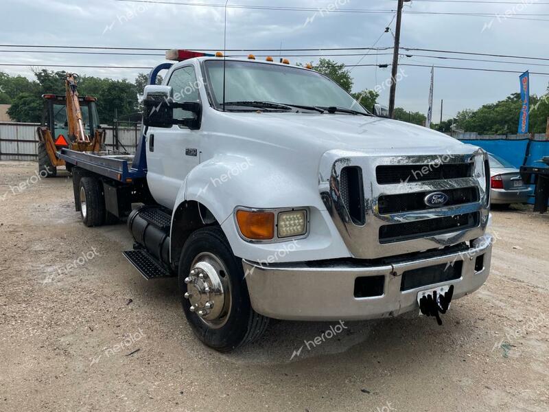 FORD F650 SUPER 2005 white conventi diesel 3FRNF65F15V144307 photo #1