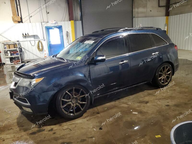 ACURA MDX TECHNO 2012 blue  gas 2HNYD2H33CH546271 photo #1