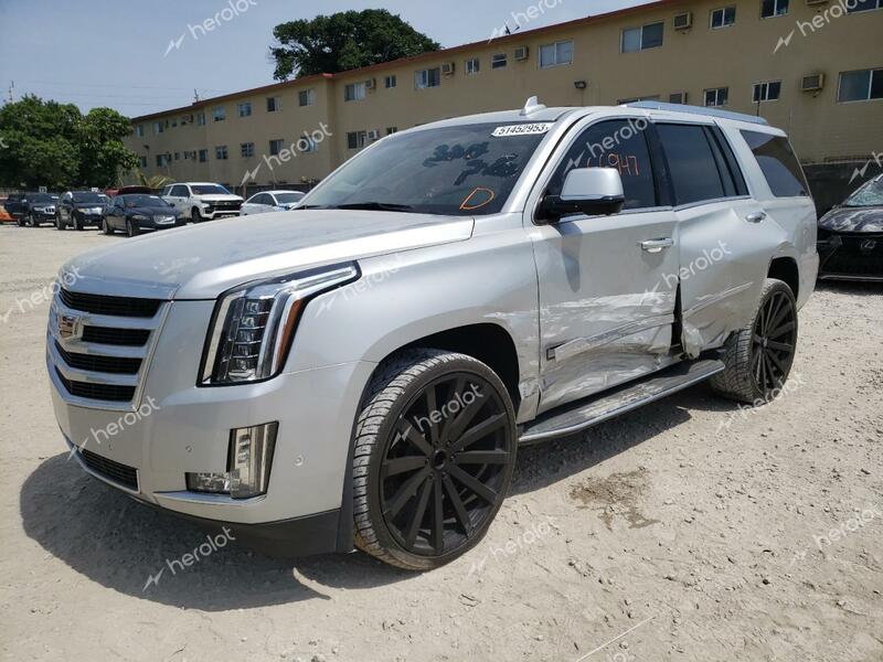 CADILLAC ESCALADE 2019 silver  gas 1GYS3BKJ3KR269152 photo #1