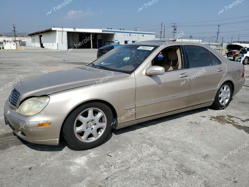 MERCEDES-BENZ 420-CLASS 2002 tan  gas WDBNG70J42A248010 photo #1