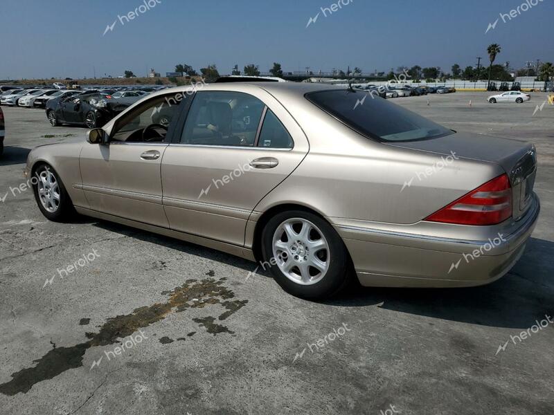 MERCEDES-BENZ 420-CLASS 2002 tan  gas WDBNG70J42A248010 photo #3