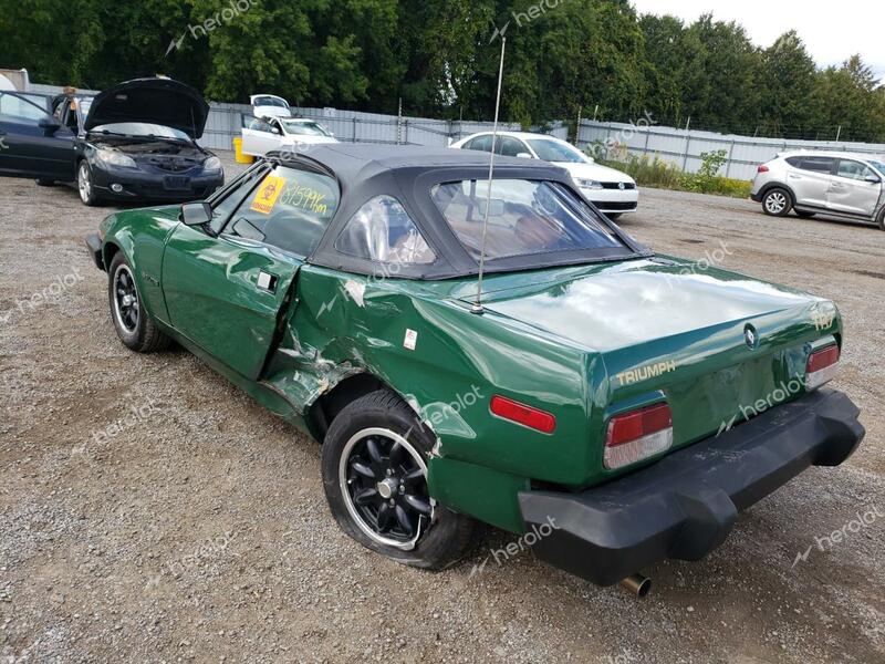 TRIUMPH CAR TR-7 1980 green   TPLDJ8AT202736 photo #4