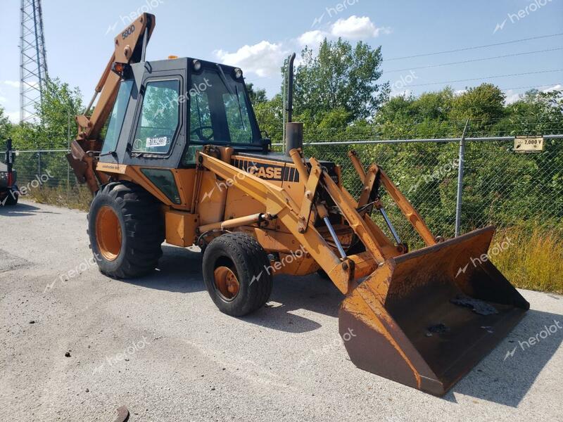 CASE BACK HOE 1983 orange   9084534 photo #1