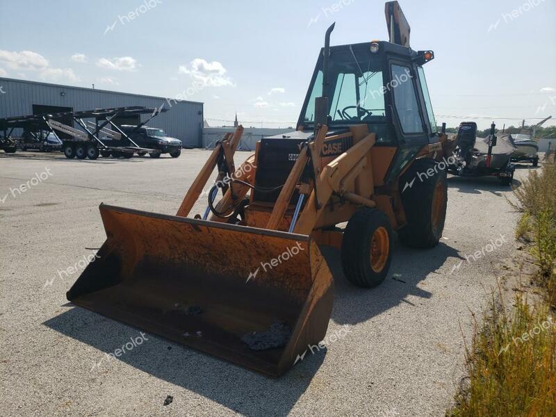 CASE BACK HOE 1983 orange   9084534 photo #3