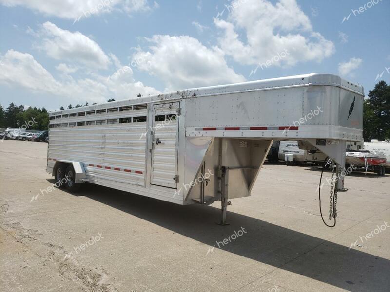 FEATHERLITE MFG INC TRAILER 2021 silver   4FGB22423MC155926 photo #1