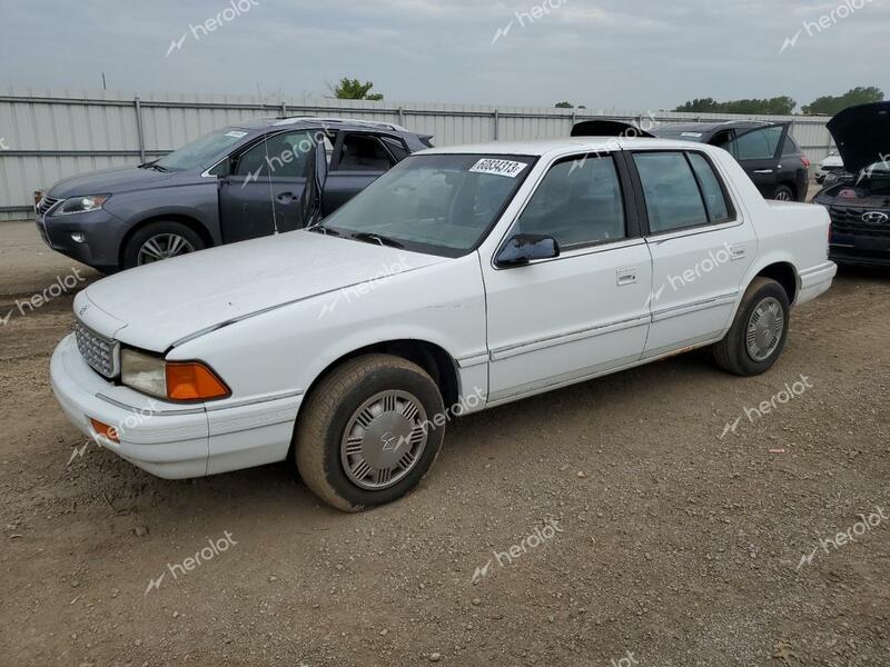 PLYMOUTH ACCLAIM 1993 white sedan 4d gas 1P3XA46K5PF606865 photo #1