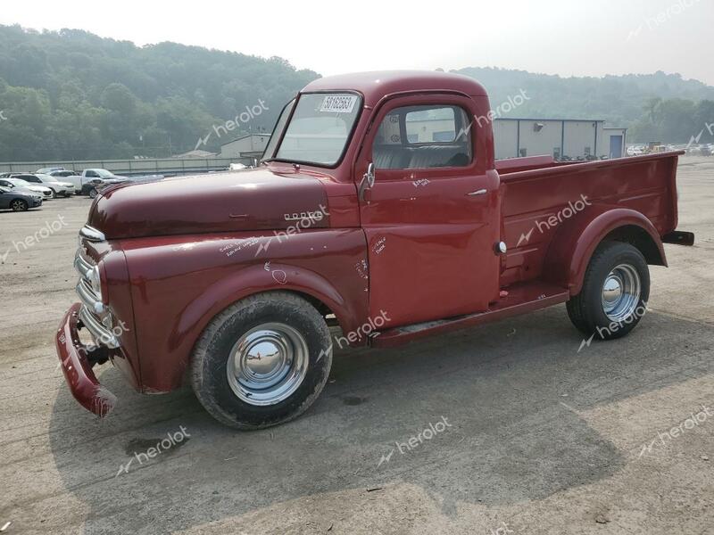 DODGE TRUCK 1949 red   82123572 photo #1