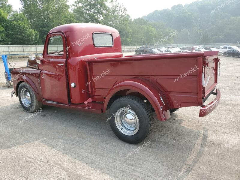 DODGE TRUCK 1949 red   82123572 photo #3