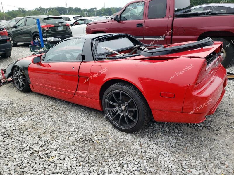 ACURA NSX 1991 red  gas JH4NA1150MT000201 photo #3