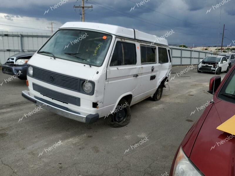 VOLKSWAGEN VANAGON CA 1985 white van camp gas WV2ZB0254FH047716 photo #3