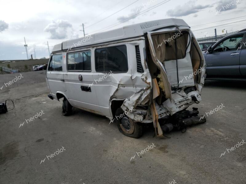 VOLKSWAGEN VANAGON CA 1985 white van camp gas WV2ZB0254FH047716 photo #4