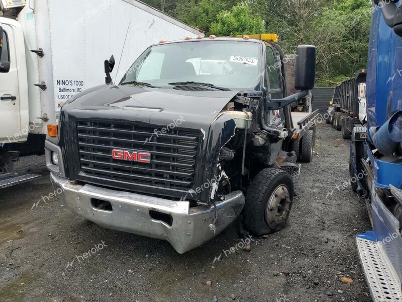 GMC C6500 C6C0 2003 black crew cha diesel 1GDJ6J1CX3F509365 photo #1