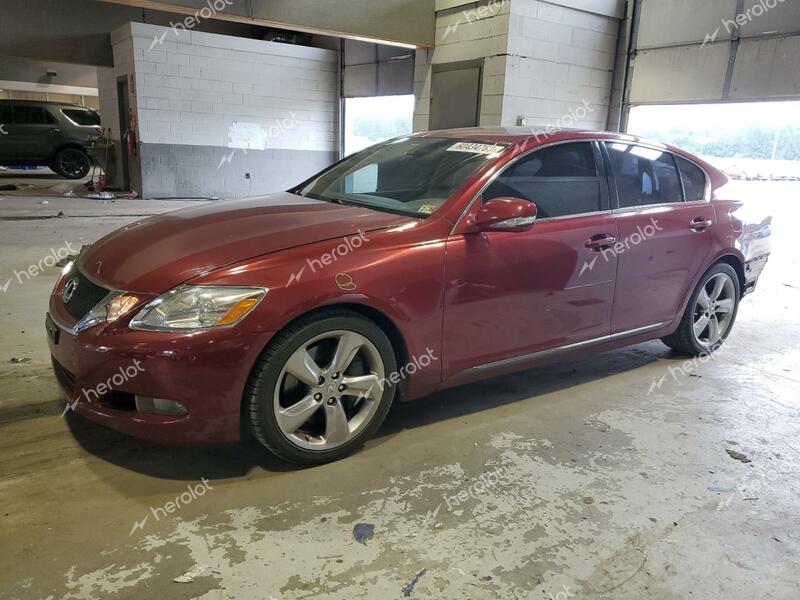 LEXUS GS 460 2008 red  gas JTHBL96S985002758 photo #1