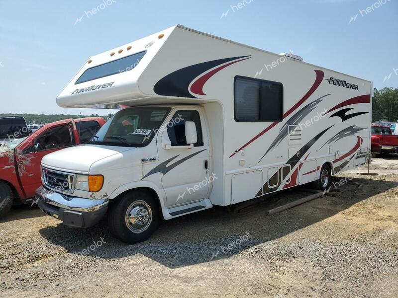 FORD E 450 2007 white  gas 1FDXE45S27DA42220 photo #3