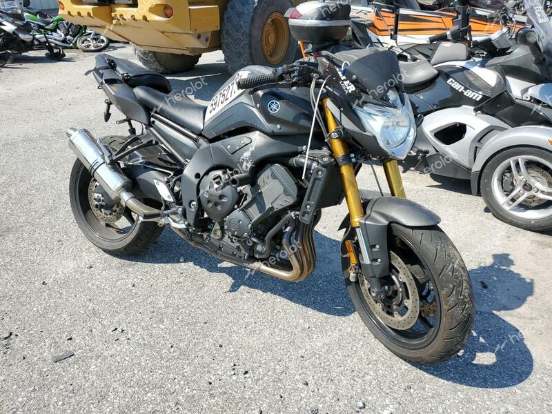 YAMAHA FZ8 N 2012 gray racer gas JYARN27E0CA002105 photo #1