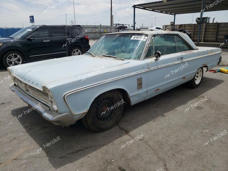 PLYMOUTH FURY III 1966 blue   PH23E62157780 photo #1