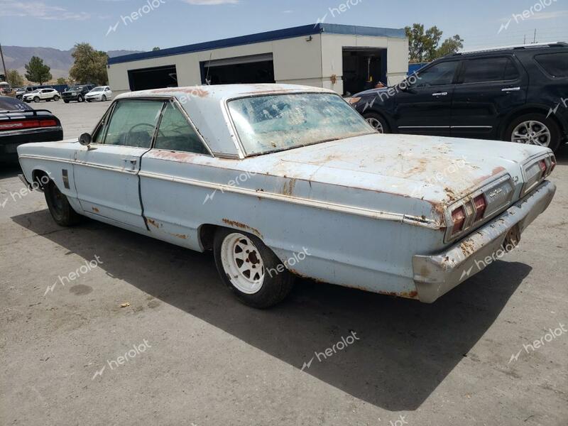 PLYMOUTH FURY III 1966 blue   PH23E62157780 photo #3