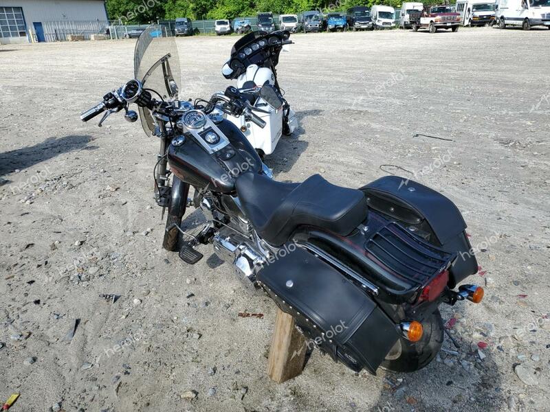 HARLEY-DAVIDSON FXSTC 2008 black road/str gas 1HD1JL5138Y067093 photo #4