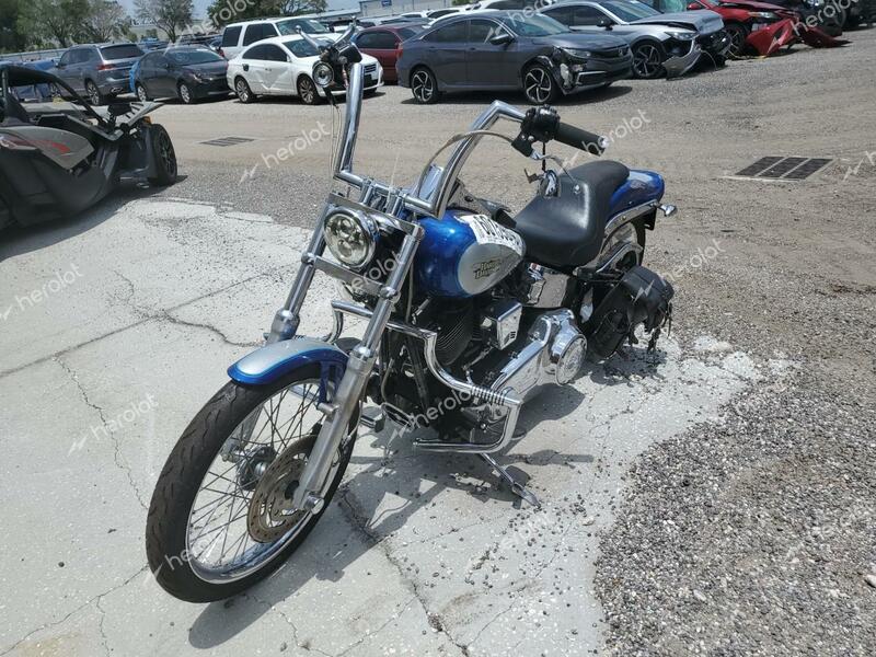 HARLEY-DAVIDSON FXSTC 2010 blue  gas 1HD1JL515AB021791 photo #3