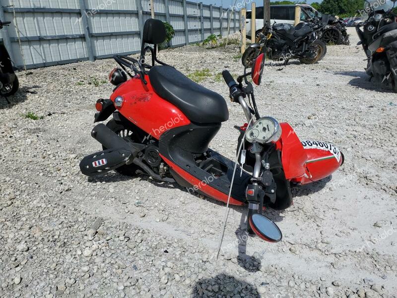 YNGF SCOOTER 2022 red   LL0TCAPE6NG003033 photo #1