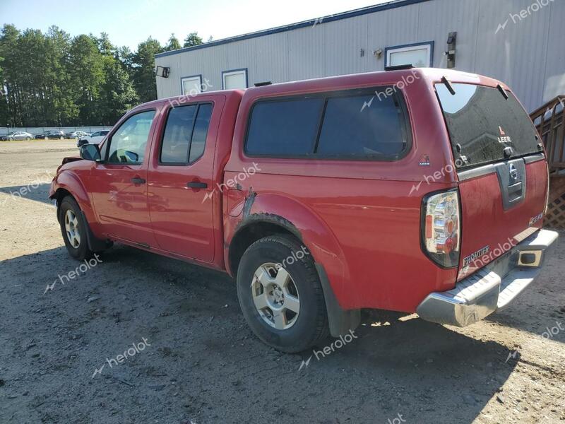 NISSAN FRONTIER C 2006 red crew pic gas 1N6AD07W16C455432 photo #3