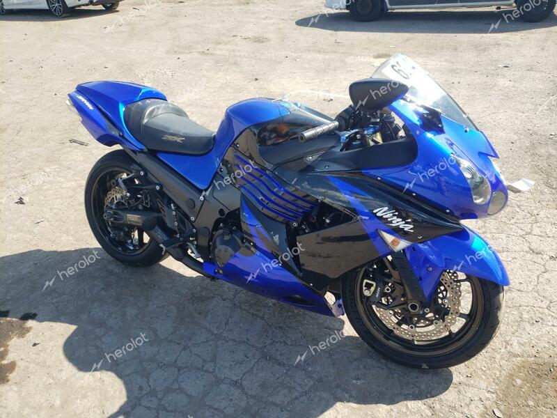 KAWASAKI ZX1400 A 2006 blue racer gas JKBZXNA176A002795 photo #1