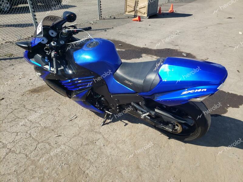 KAWASAKI ZX1400 A 2006 blue racer gas JKBZXNA176A002795 photo #4