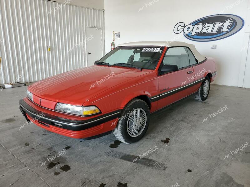 PONTIAC SUNBIRD LE 1990 red  gas 1G2JB34K5L7522179 photo #1