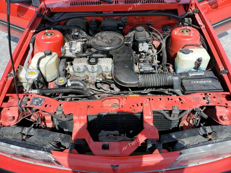 PONTIAC SUNBIRD LE 1990 red  gas 1G2JB34K5L7522179 photo #4