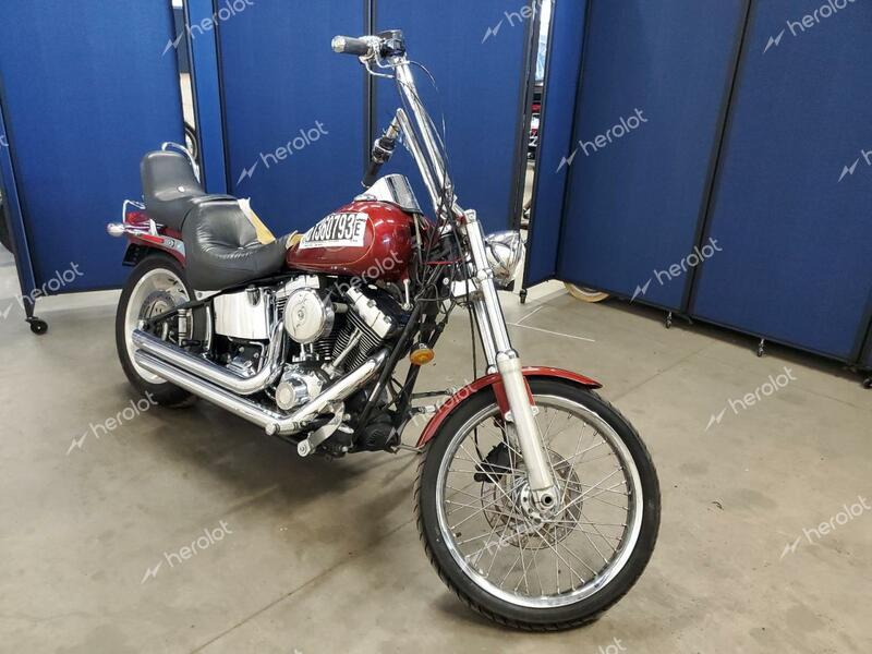 HARLEY-DAVIDSON FXSTC 2009 burgundy  gas 1HD1JL5179Y063100 photo #1