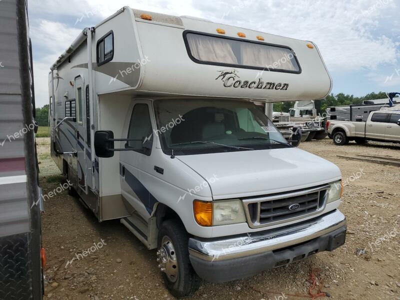 COACH MOTOR HOME 2005 white cutaway gas 1FDXE45S74HB15702 photo #1