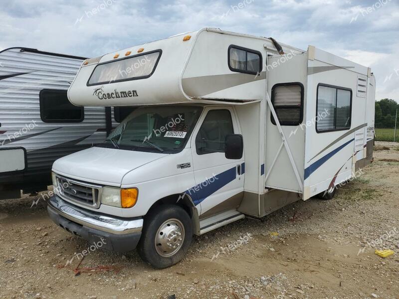 COACH MOTOR HOME 2005 white cutaway gas 1FDXE45S74HB15702 photo #3