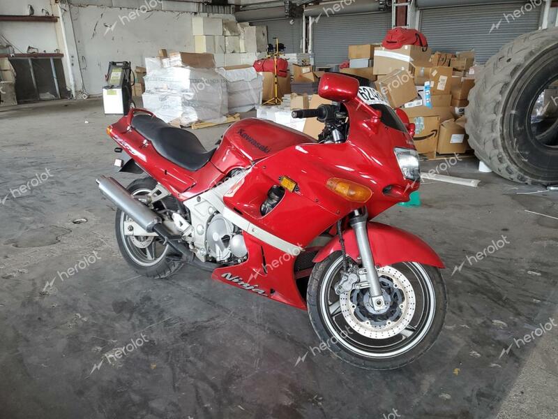 KAWASAKI ZX600 E 1999 red racer gas JKAZX4E11XA058841 photo #1