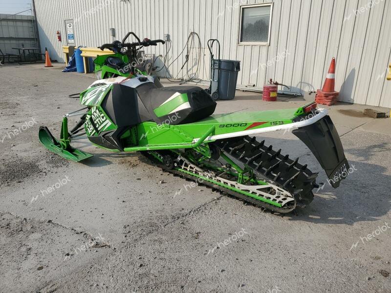 ARTC SNOWMOBILE 2014 green   4UF14SNW2ET106305 photo #4