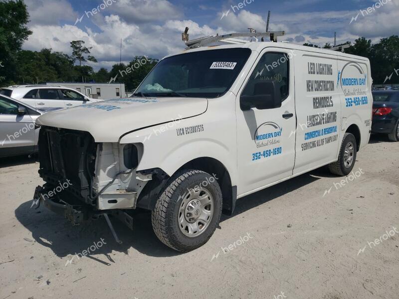 NISSAN NV2500 2013 white cargo va gas 1N6BF0KY8DN113842 photo #1