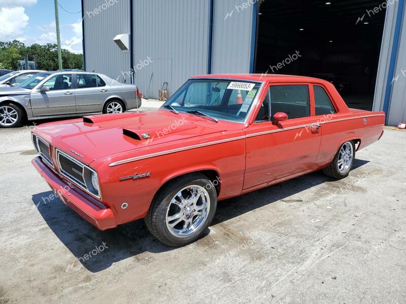 PLYMOUTH VALIANT 1968 red   VL21B8E124052 photo #1