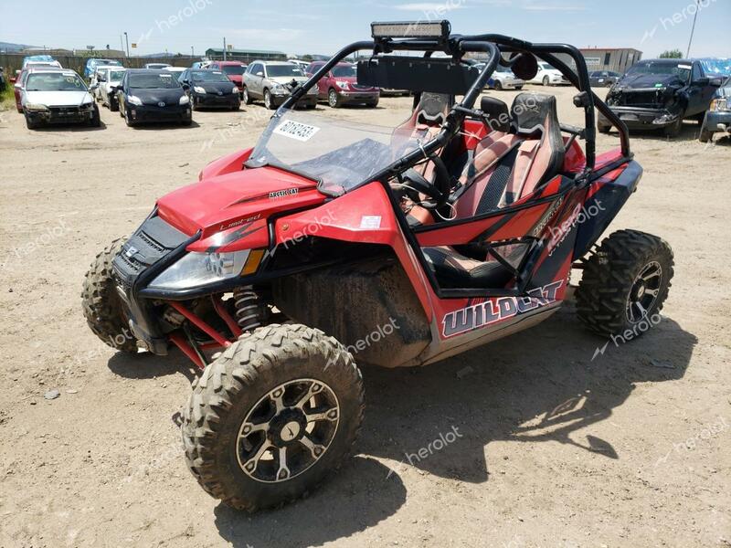 ARCTIC CAT WILDCAT 2013 red   4UF13MPV6DT302216 photo #3