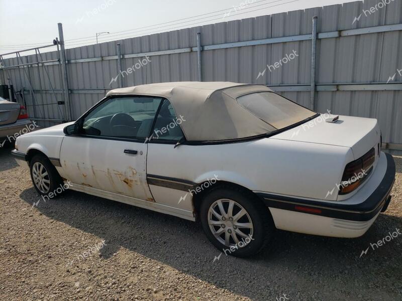 PONTIAC SUNBIRD LE 1991 white  gas 1G2JB31T5M7632325 photo #3