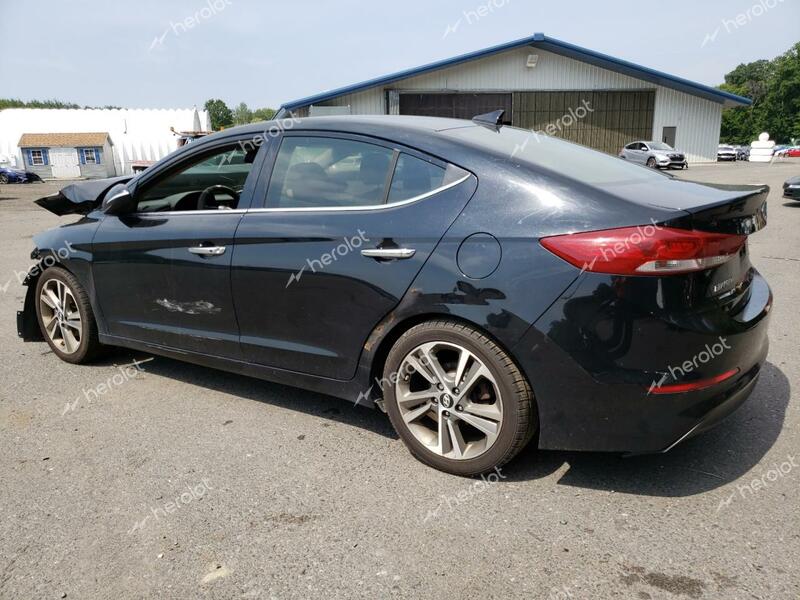 HYUNDAI ELANTRA SE 2017 black  gas 5NPD84LF5HH088558 photo #3